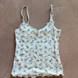 Hollister Floral Cropped Tank top